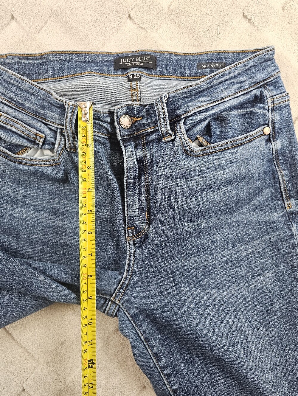 Judy Blue Skinny Jeans Womens 29 Dark Wash Stretch Denim - Picture 6 of 9